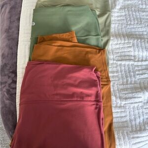 lululemon athletica Multi-Color Leggings Set  4 pairs of leggings